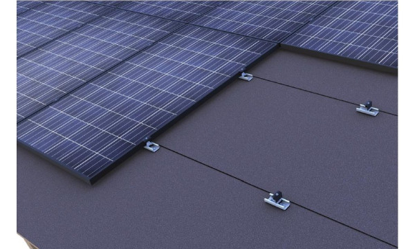 Alu 4x Solarpanel Halterung Trapezblech Bitumendach Montage